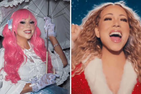 Descongelou! Mariah Carey está pronta para Natal após Halloween com gêmeos
