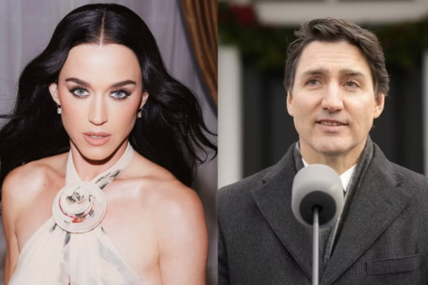 Katy Perry e Justin Trudeau fazem 1ª aparição pública como casal no aniversário da cantora